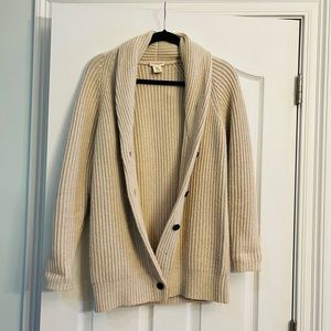 Demylee cashmere sweater cardigan in size small.  Oatmeal color.